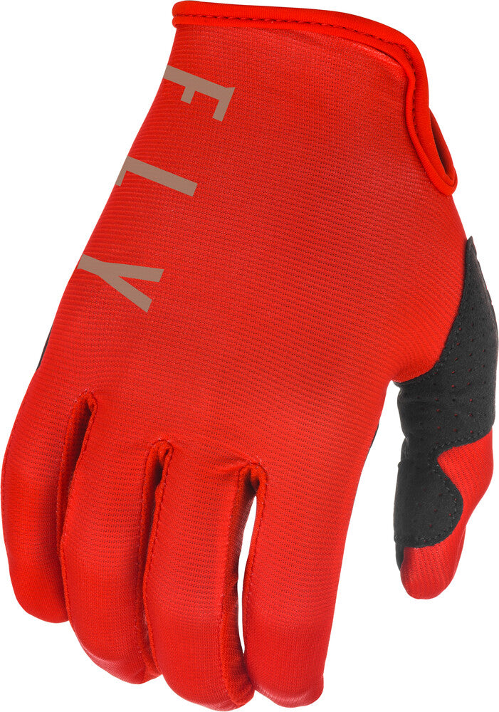 FLY RACING LITE GLOVES RED/KHAKI