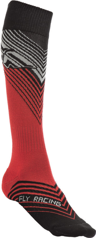 FLY RACING FLY MX SOCKS THIN RED/BLACK SM/MD