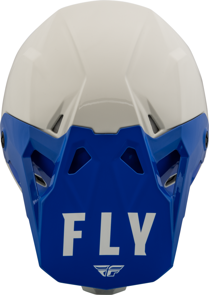 FLY RACING YOUTH FORMULA CP SLANT HELMET BLACK/WHITE/GOLD YL