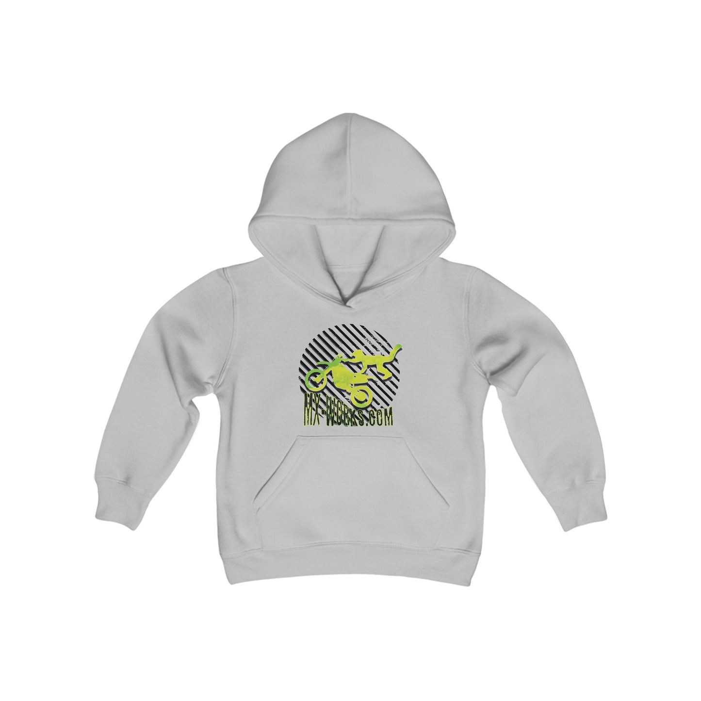 Retro LOGO Youth Heavy Blend Hooded Sweatshirt