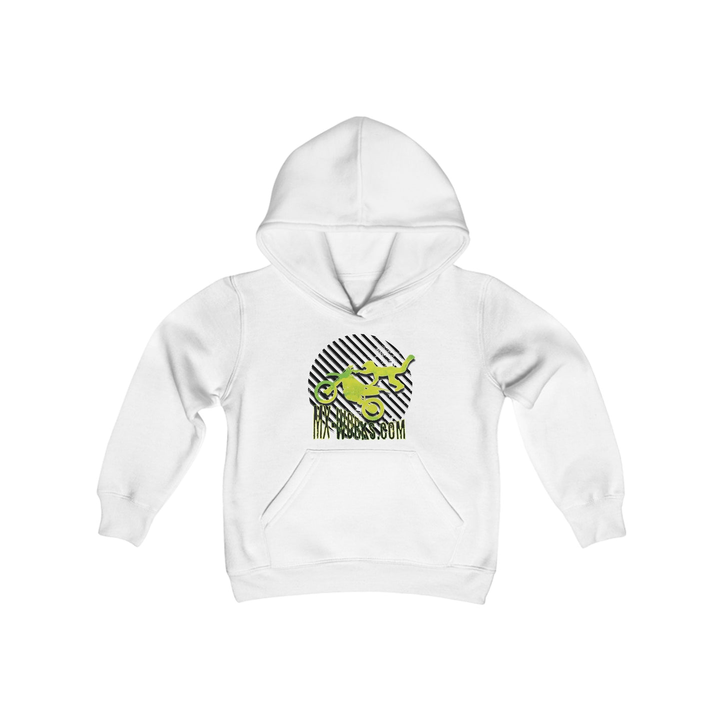 Retro LOGO Youth Heavy Blend Hooded Sweatshirt