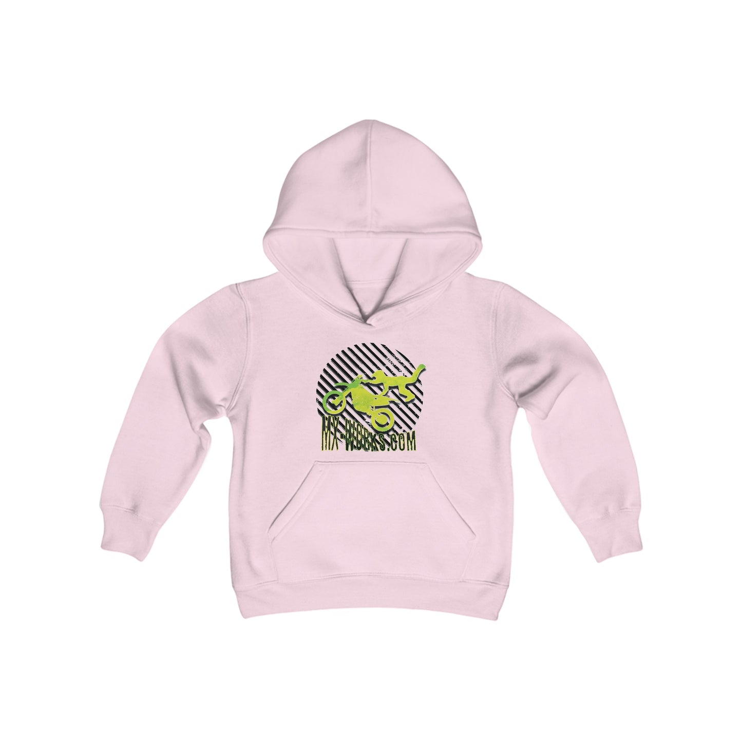 Retro LOGO Youth Heavy Blend Hooded Sweatshirt