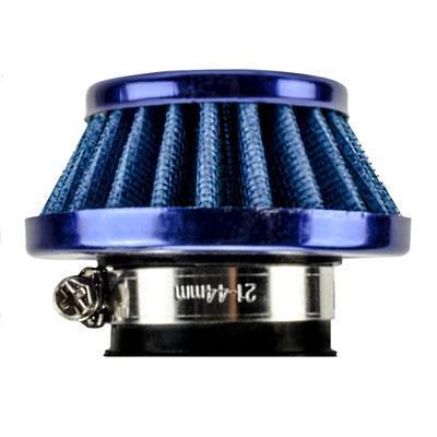 SHORT 35MM AIR FILTER BLUE