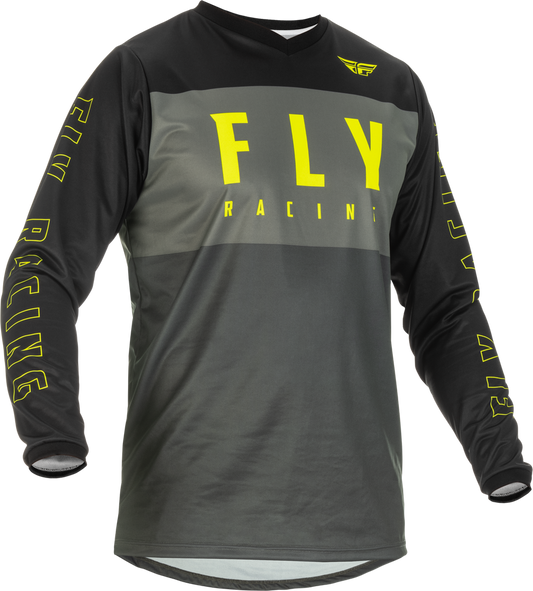 FLY RACING F-16 JERSEY GREY/BLACK/HI-VIS