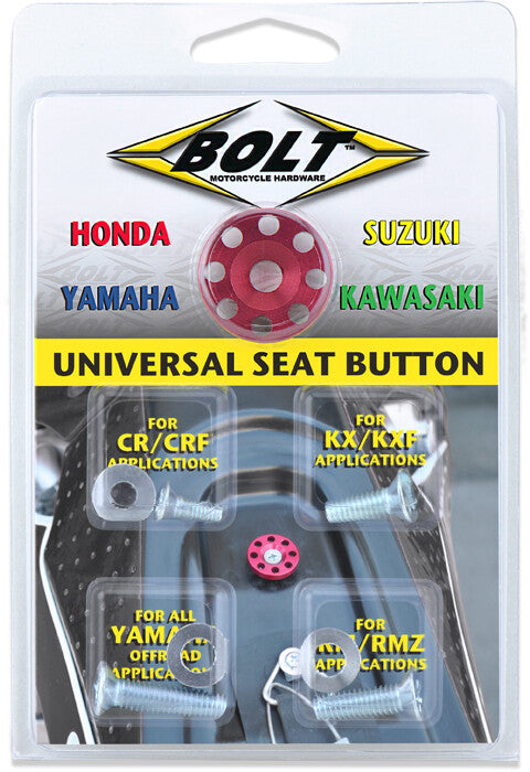 BOLT ANODIZED SEAT BUTTON