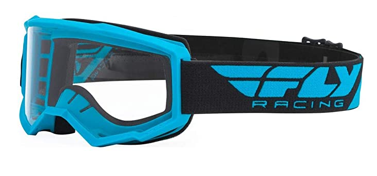 FLY RACING FOCUS GOGGLE ELECTRIC BLUE W/CLEAR LENS