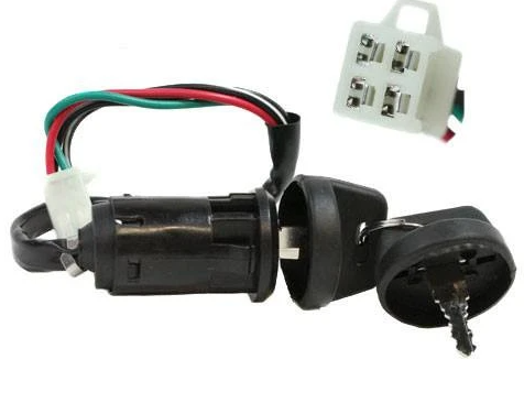 Ignition Key Switch - 4 Wire - Our Most Popular - Version 5