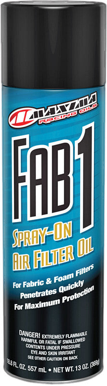 MAXIMA FAB 1 SPRAY-ON AIR FILTER OIL 13OZ