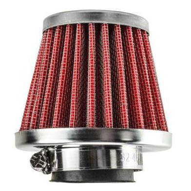 Air Filter - 32mm ID - RED - 50cc-125cc - Version 1701