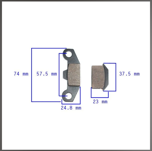 Disc Brake Pad Set for Go-Karts - Version 32